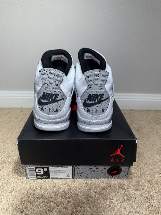 Jordan Retro 4 “White Cement” Size 9.5